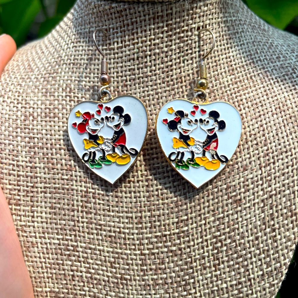 Disney Mickey & Minnie Dangle Earrings